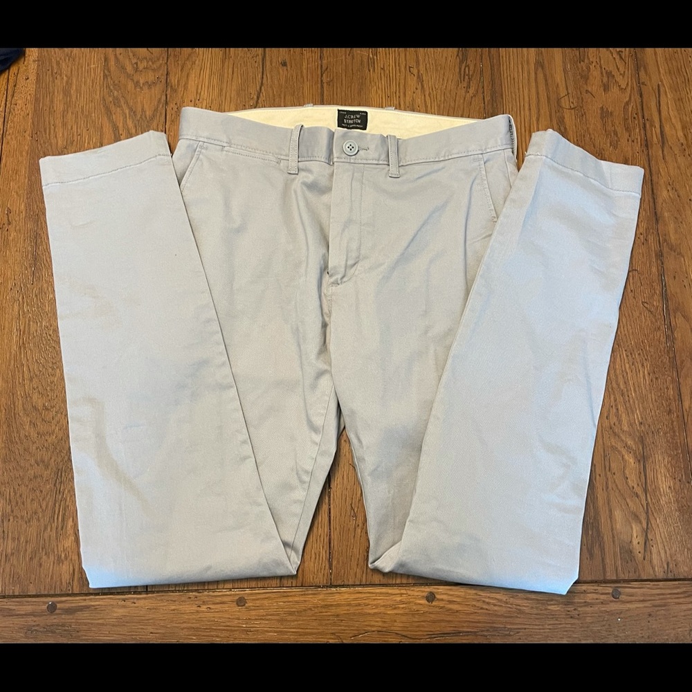 MENS J CREW SLIM FIT PANTS STRETCH